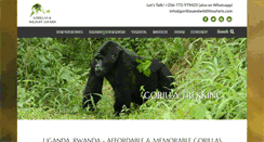 Desktop Screenshot of gorillasandwildlifesafaris.com