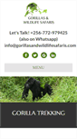 Mobile Screenshot of gorillasandwildlifesafaris.com